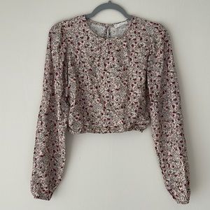 Mango Girls Floral Top NWT